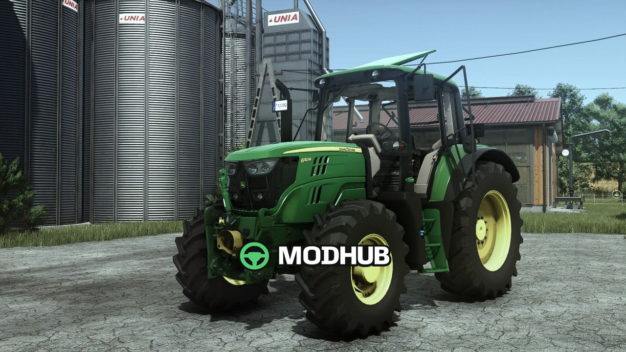 Трактор John Deere 6110M Series V1.0.0.6 для FS25