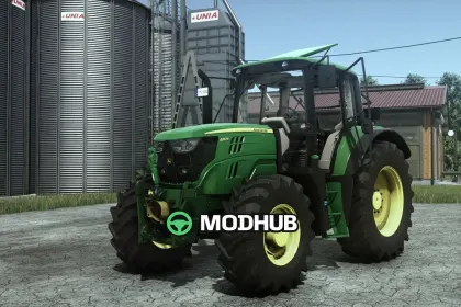 Трактор John Deere 6110M Series V1.0.0.6 для FS25 — 2
