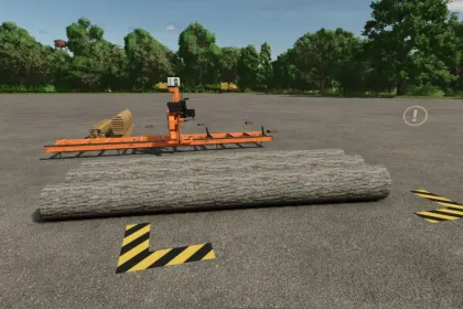 Економна Будівля Constructible Hut — Хатина з Колод або Дощок для Старту у FS25 — 2