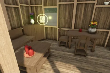 Економна Будівля Constructible Hut — Хатина з Колод або Дощок для Старту у FS25 — 5