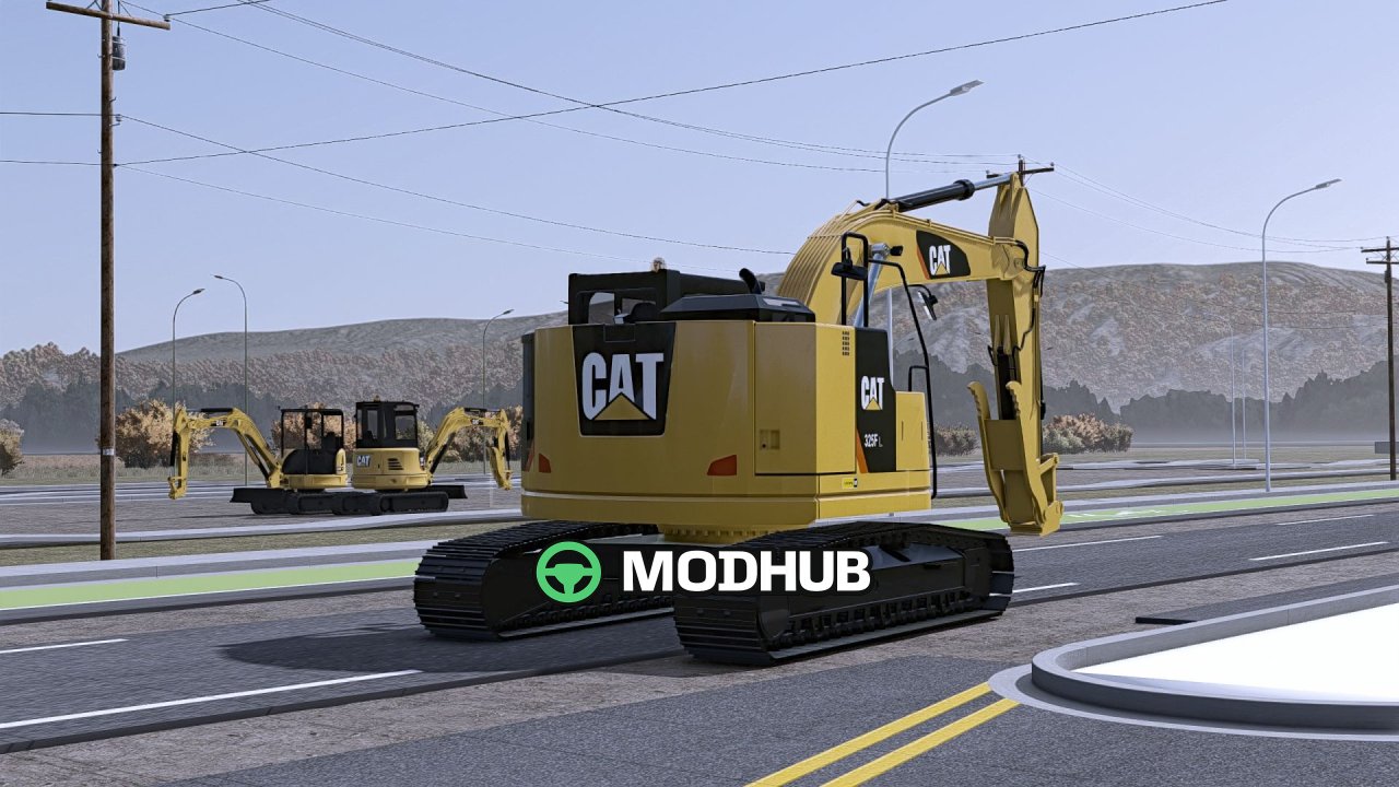 Екскаватор Caterpillar 325F Bagger V1.0 для FS25