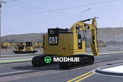 Екскаватор Caterpillar 325F Bagger V1.0 для FS25 — 4