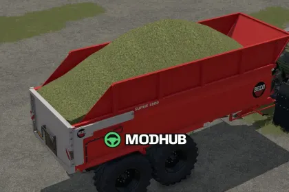 Причіп Beco 1800 silage edit V1.0 для FS25 — 3