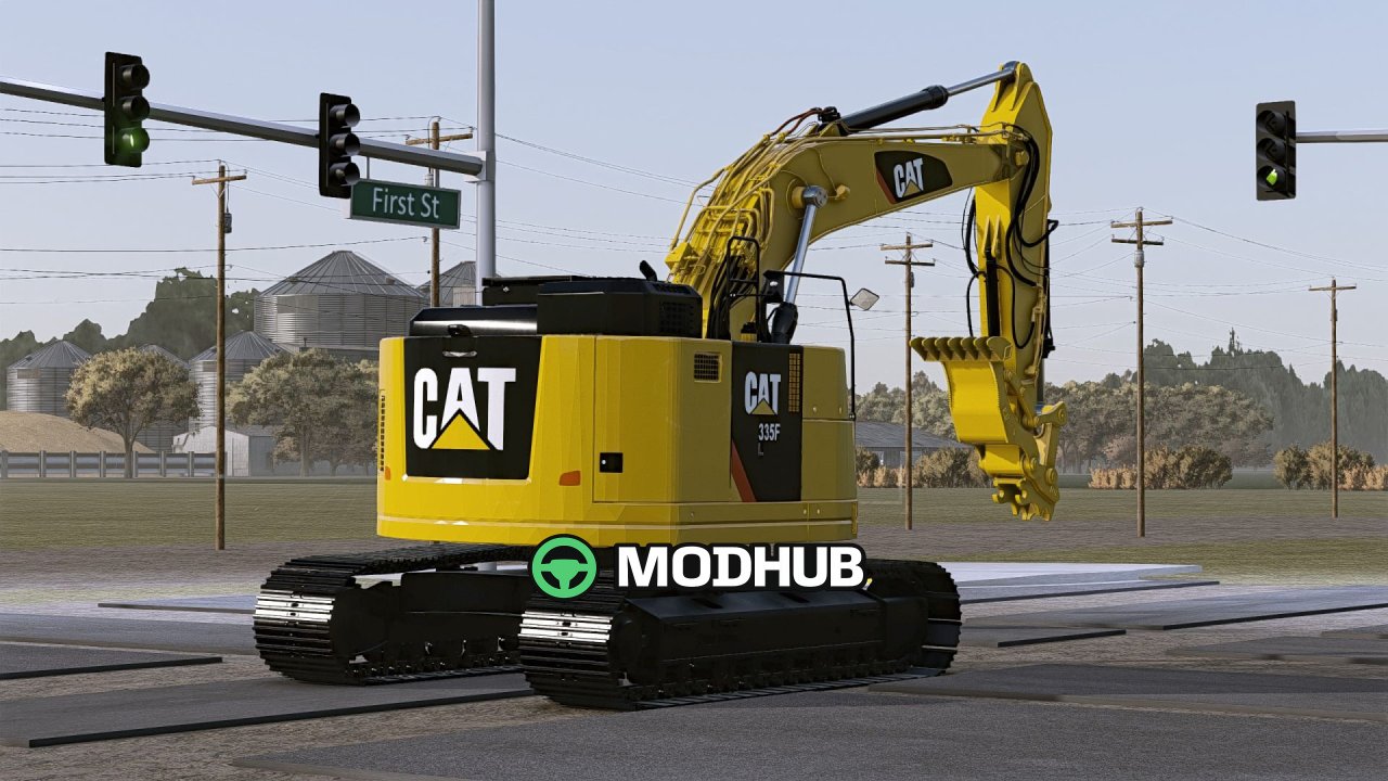 Екскаватор Caterpillar 335F V1.0 для FS25