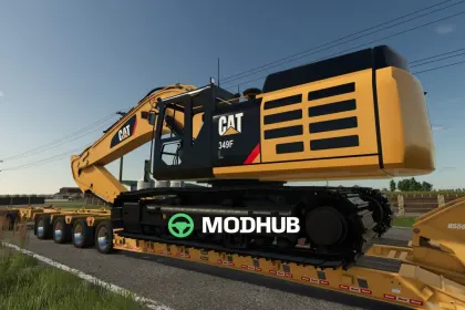 Екскаватор Caterpillar 349F Bagger V1.0 для FS25 — 2