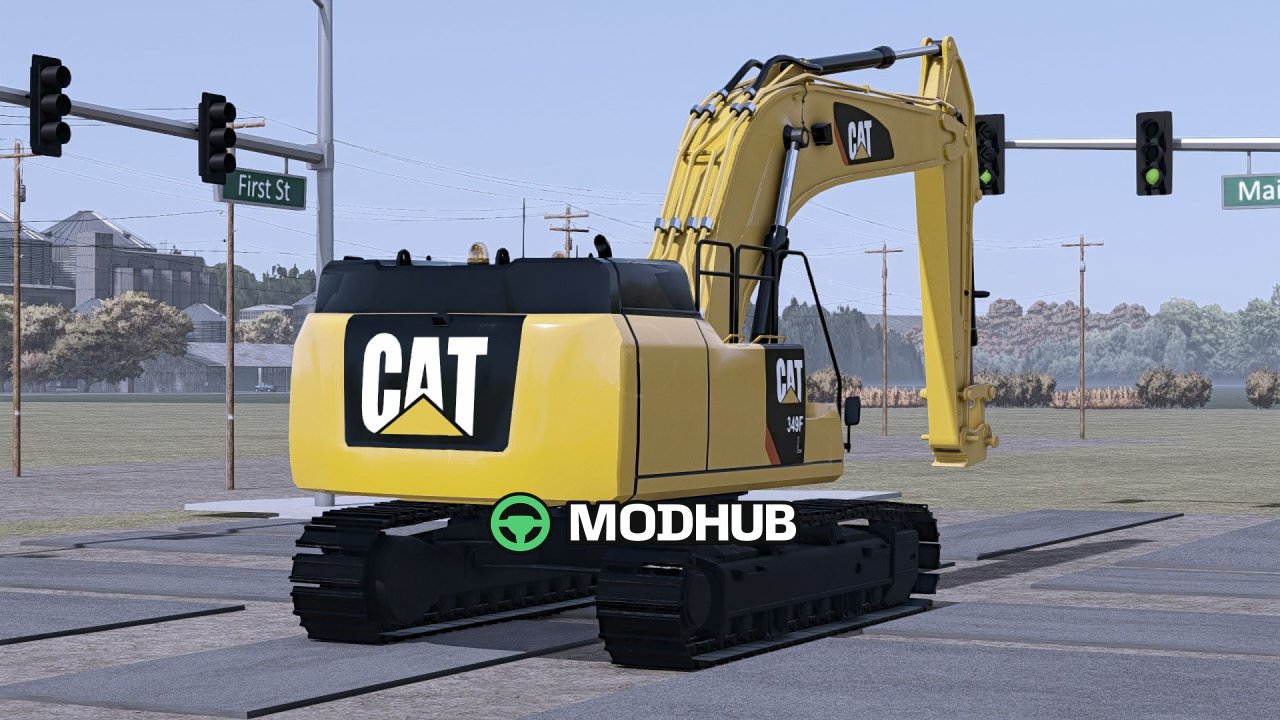Екскаватор Caterpillar 349F Bagger V1.0 для FS25