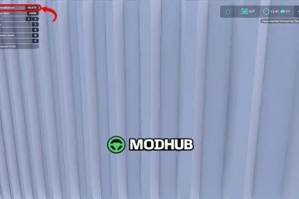 Інструмент Delete nearby objects V1.0 для FS25 — 2