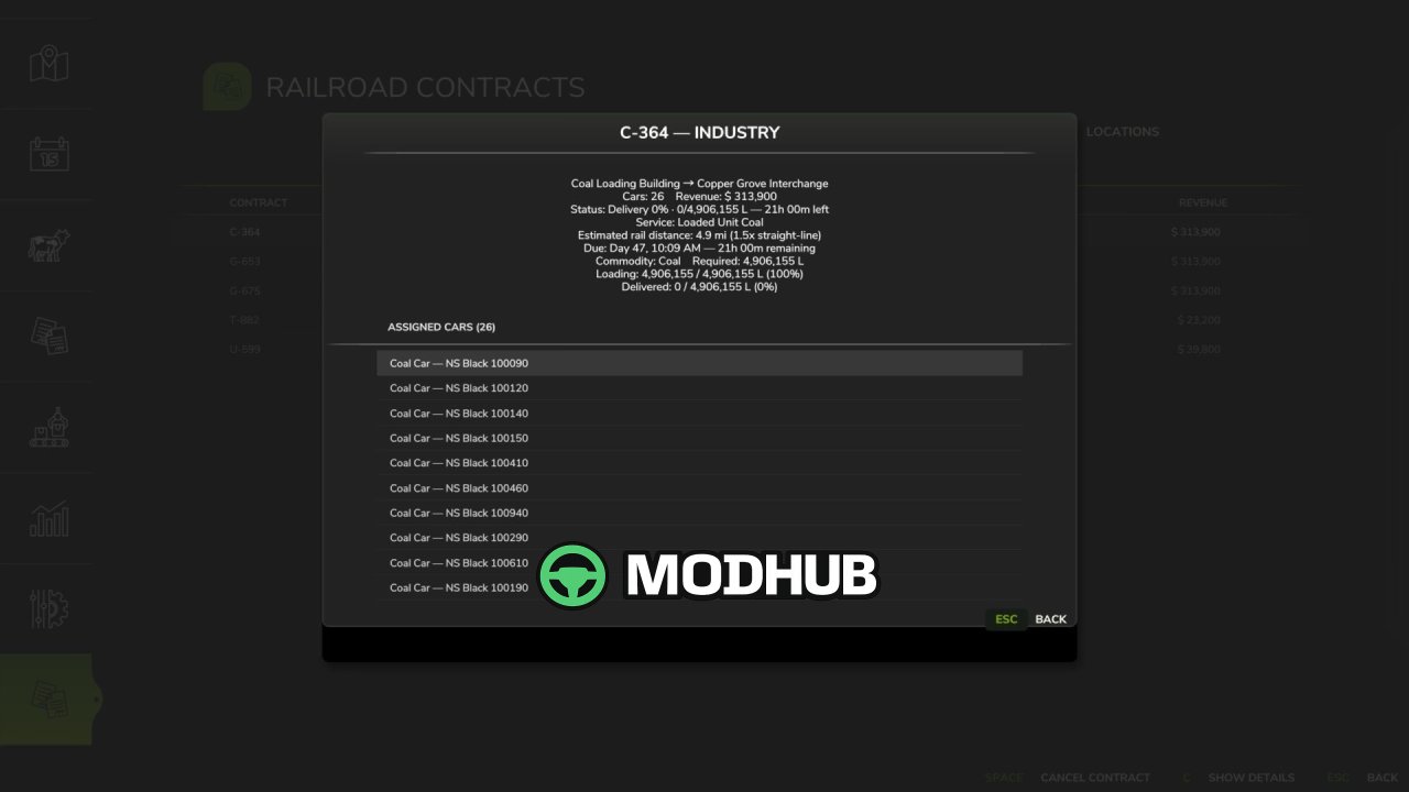Скрипт Railroad Contracts v1.0 для FS25