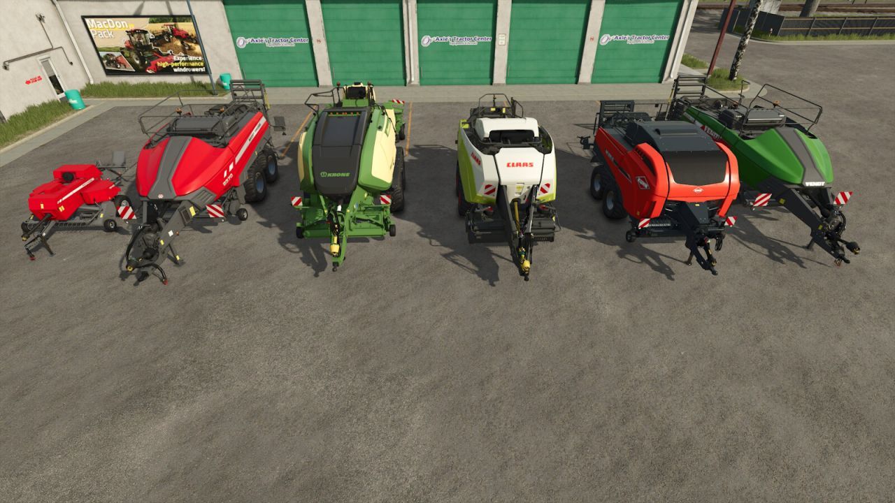Ефективний Selectable Bale Capacity Pack — Прес-підбирачі з Тюками до 9x для Farming Simulator 25