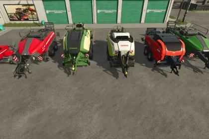 Ефективний Selectable Bale Capacity Pack — Прес-підбирачі з Тюками до 9x для Farming Simulator 25 — 2