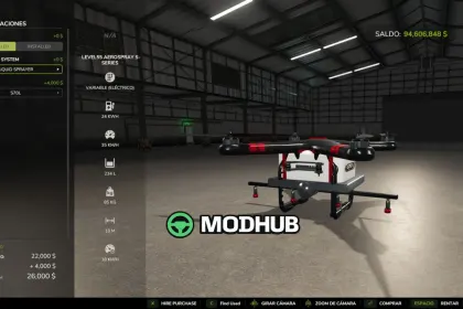 Агро-дрон AeroSpray S70L V1.2.0.1 для FS25 — 3