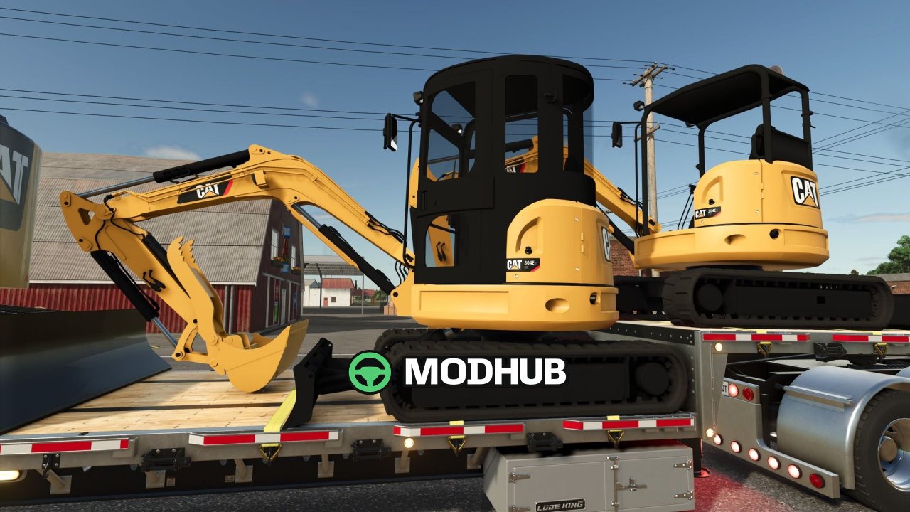 Мініекскаватор Caterpillar 304E2 V1.0 для FS25