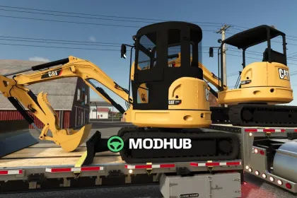 Мініекскаватор Caterpillar 304E2 V1.0 для FS25 — 2
