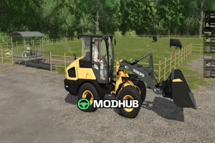 Компактний навантажувач Volvo L25 для FS25 — 2