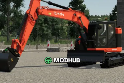 Екскаватор Kubota U145 V1.0 для FS25