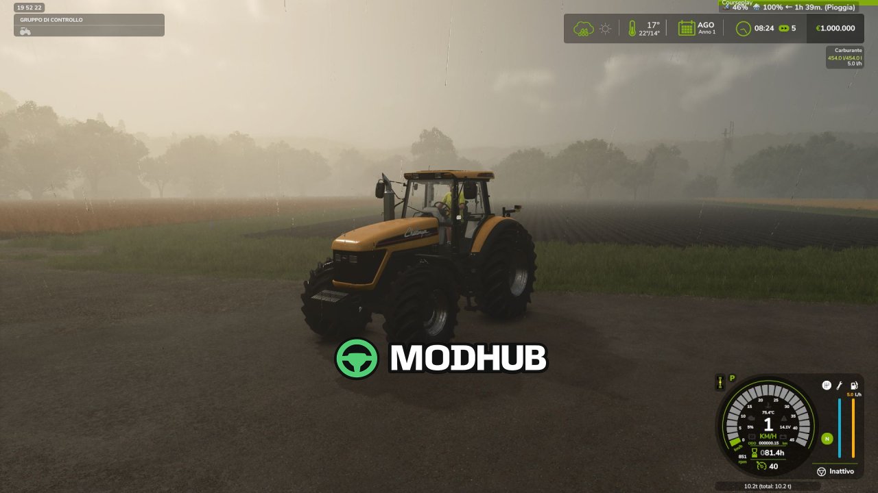 Погодний мод Realistic Weather Lite V1.4 для FS25