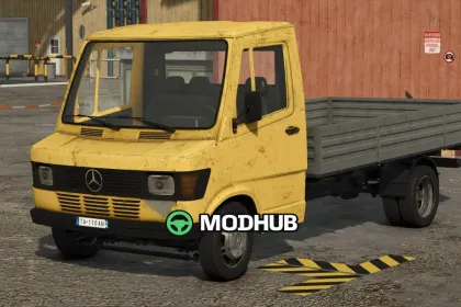 Флетбедж Mercedes Benz D310 v1.0 для FS25