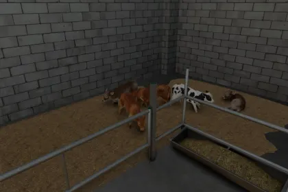 Практичний Concrete Block Garage — Надійний Гараж для Тракторів у FS25 — 5