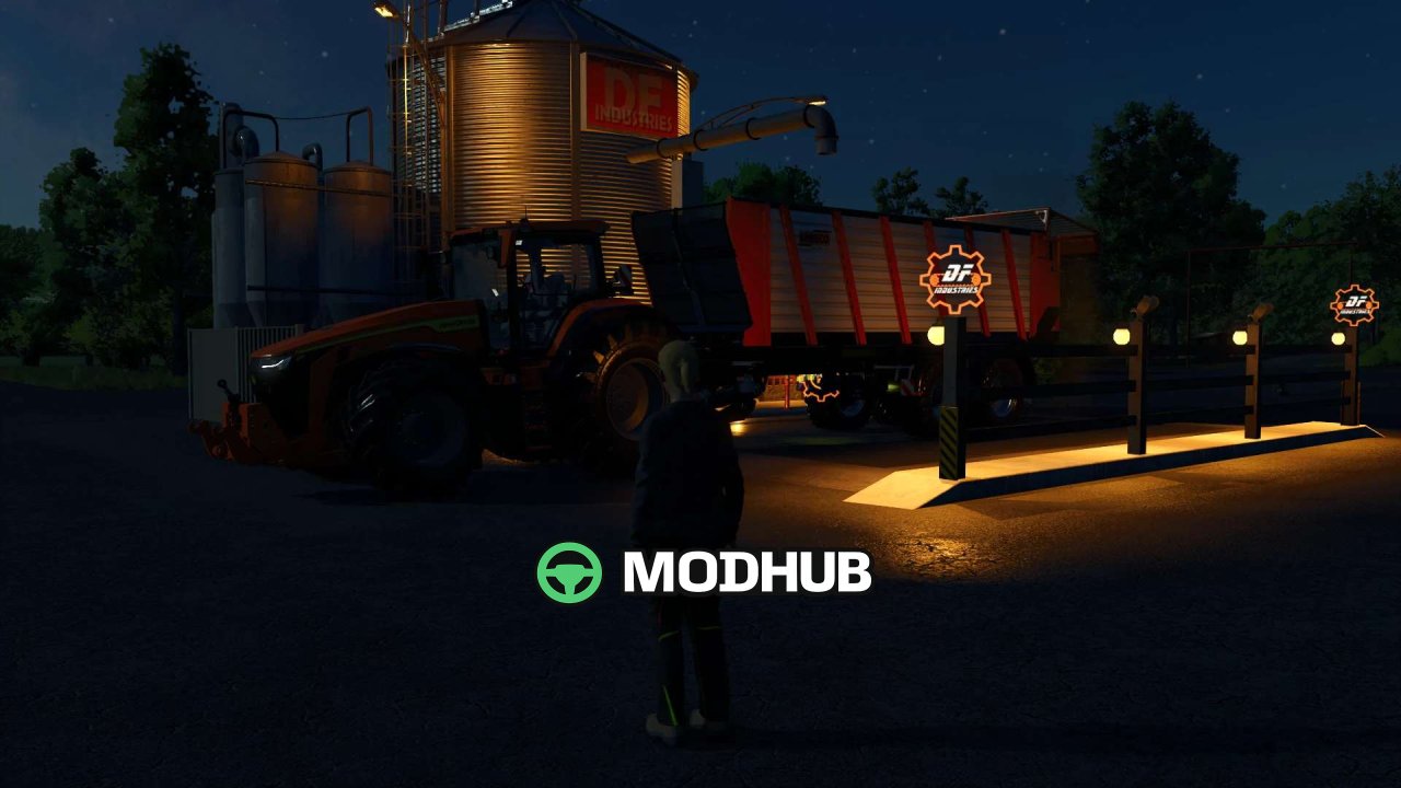 Склад DF Industrial Central Storage 800M v1.1 для FS25