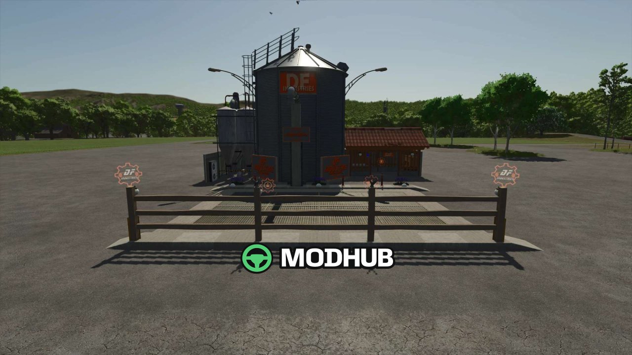 Склад DF Industrial Central Storage 800M v1.1 для FS25