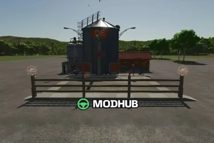 Склад DF Industrial Central Storage 800M v1.1 для FS25 — 3