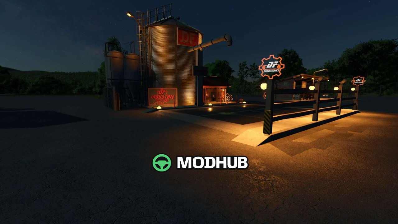 Склад DF Industrial Central Storage 800M v1.1 для FS25