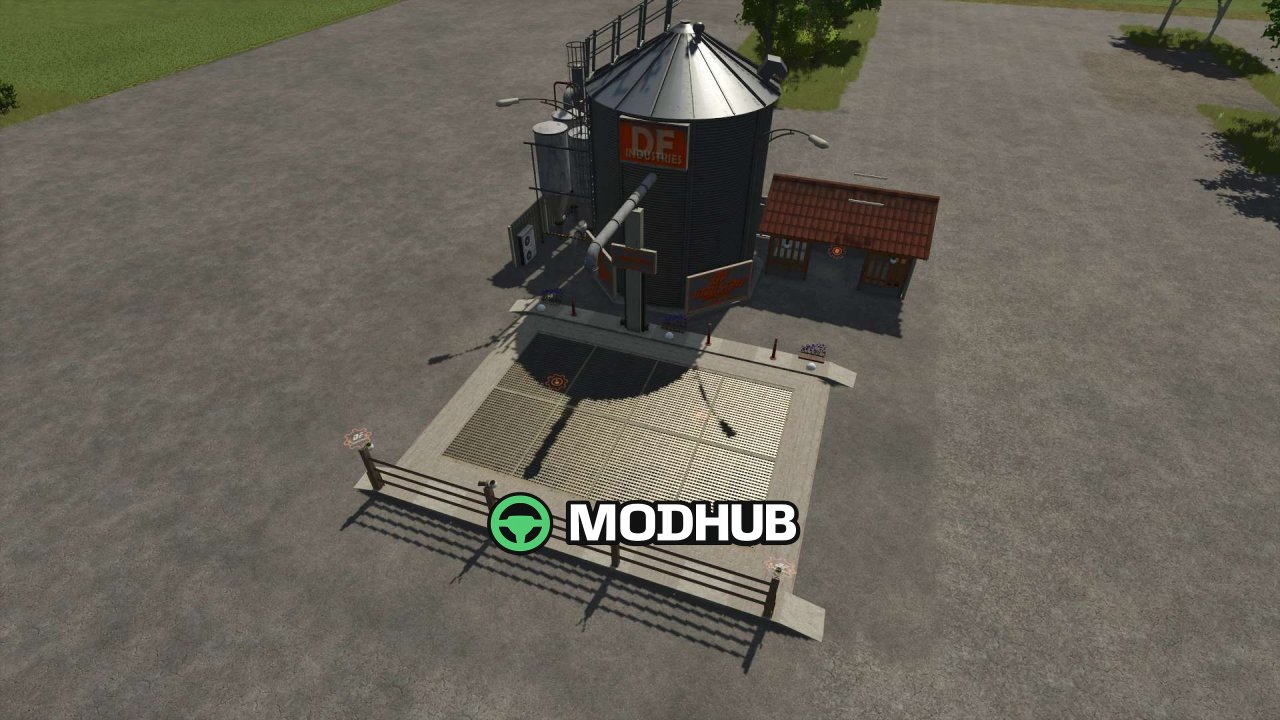 Склад DF Industrial Central Storage 800M v1.1 для FS25