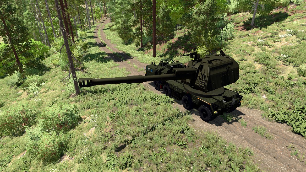 2S35 Koalitsiya-SV self-propelled howitzer for Farming Simulator 22