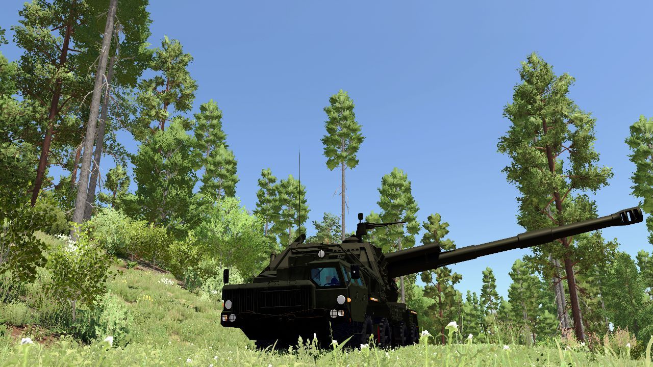 2S35 Koalitsiya-SV self-propelled howitzer for Farming Simulator 22
