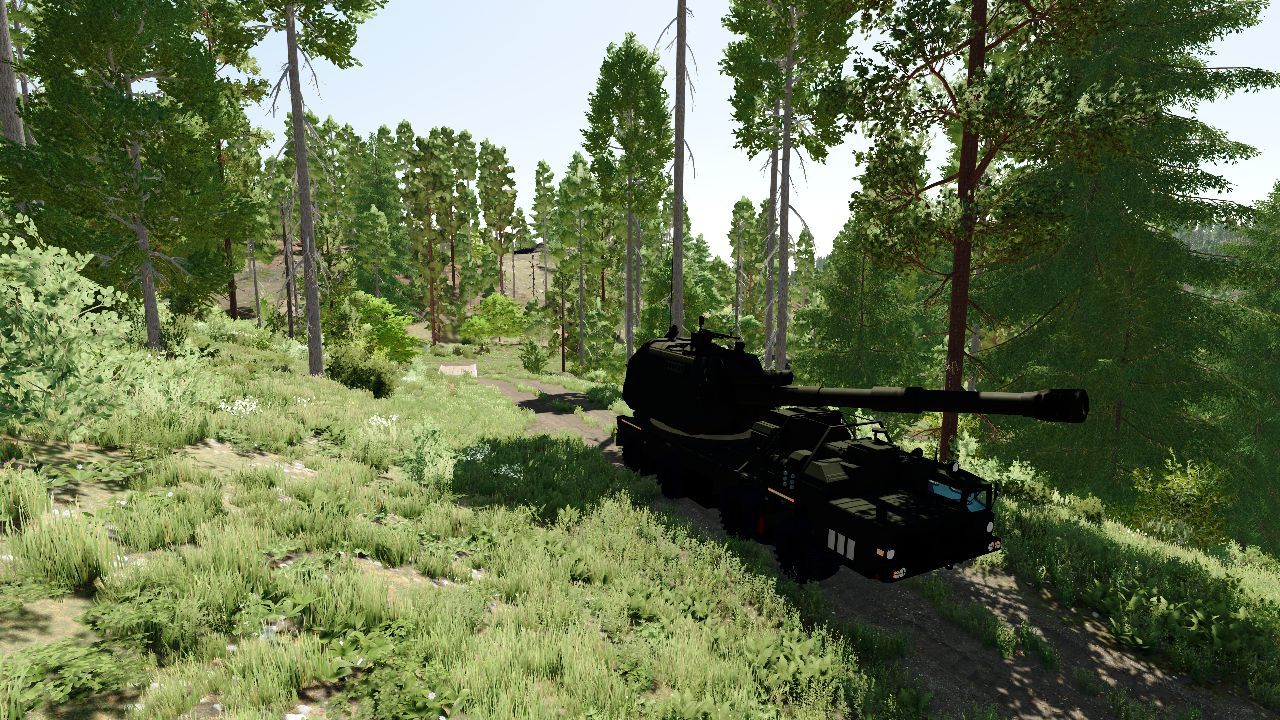 2S35 Koalitsiya-SV self-propelled howitzer for Farming Simulator 22