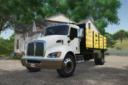 Причіп/вантажівка Kenworth T370 Stakebody для Farming Simulator 25 — 5