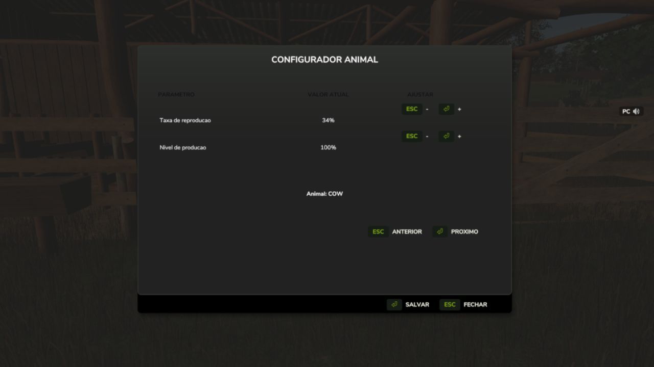 Налаштовуване відтворення тварин для Farming Simulator 25