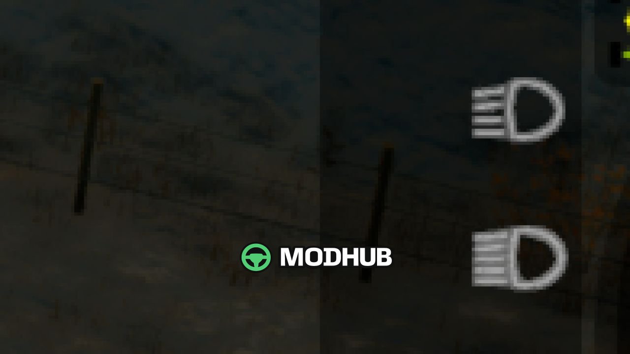 HUD з індикаторами Lights Symbol V1.2.2.4 для FS25