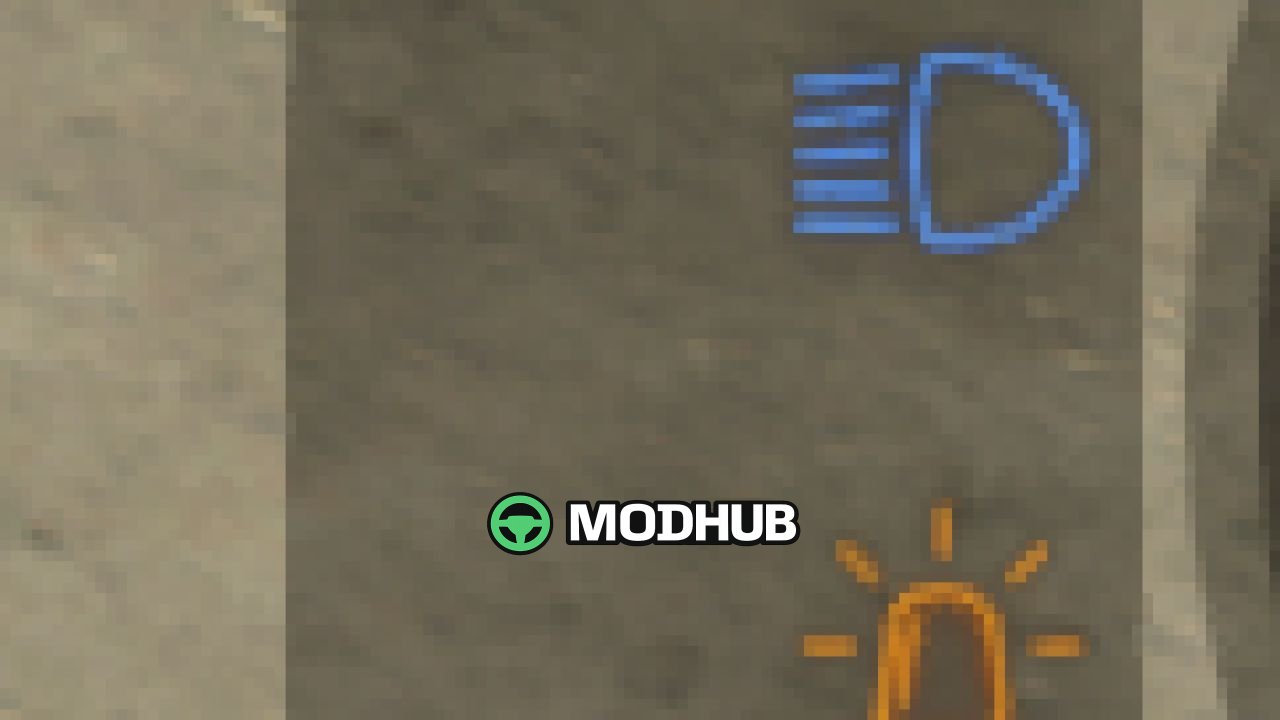 HUD з індикаторами Lights Symbol V1.2.2.4 для FS25