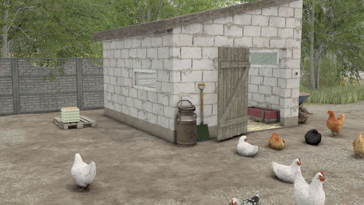 Курник Hen House для Farming Simulator 25