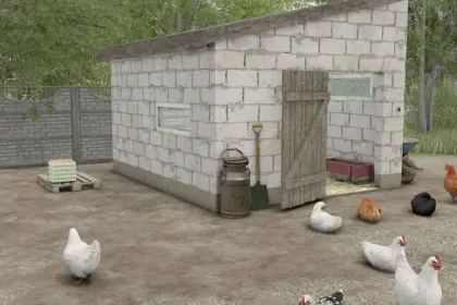 Курник Hen House для Farming Simulator 25 — 4
