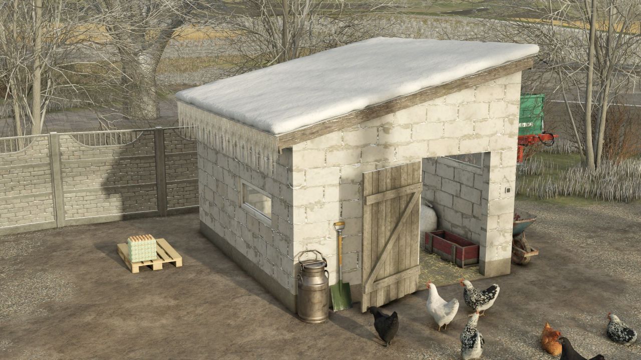 Курник Hen House для Farming Simulator 25