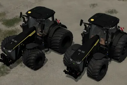 Трактор John Deere 8R Black Edition для Farming Simulator 25