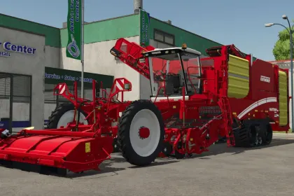 Ефективний Картоплезбиральний Комбайн Grimme Varitron 470 Platinum Terra Trac для FS25 — 1
