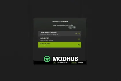 Меню швидкості Transfer Speed V1.0 для FS25 — 3