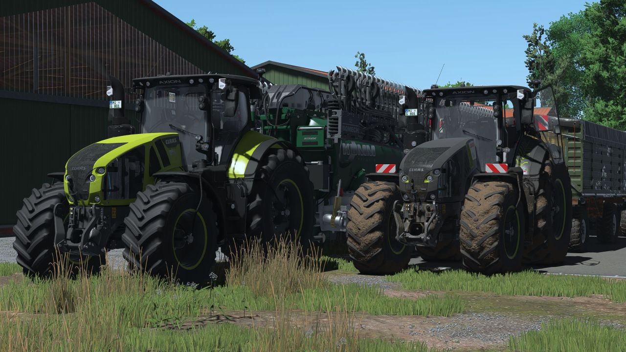 Трактор CLAAS Axion 900 для Farming Simulator 25