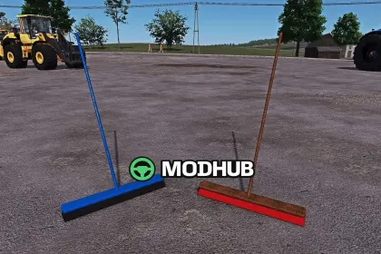Мод на Інструменти Broom for the yard V1.0.0.0 для Фермер Симулятор 25