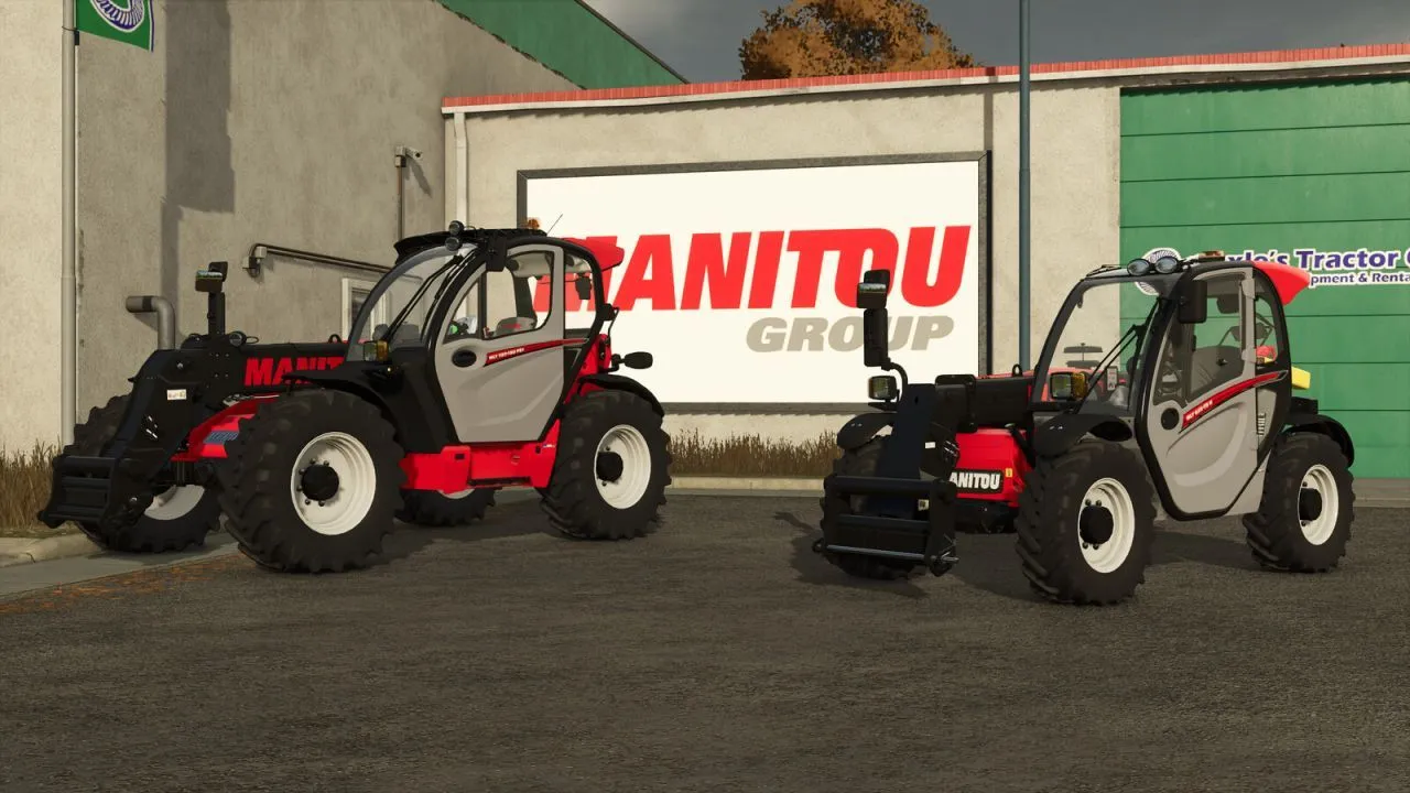 Effiziente Teleskoplader Manitou MTL 625 / MTL 737 für Farming Simulator 25