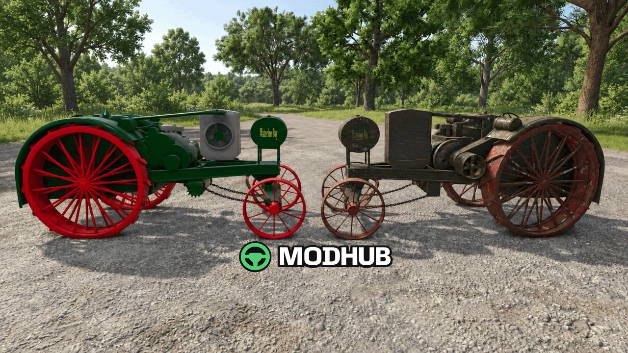 Трактор John Deere Waterloo Boy Model R для FS25