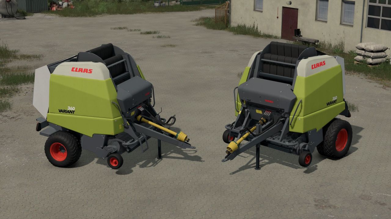 Трактор Claas Variant 360 для Farming Simulator 25
