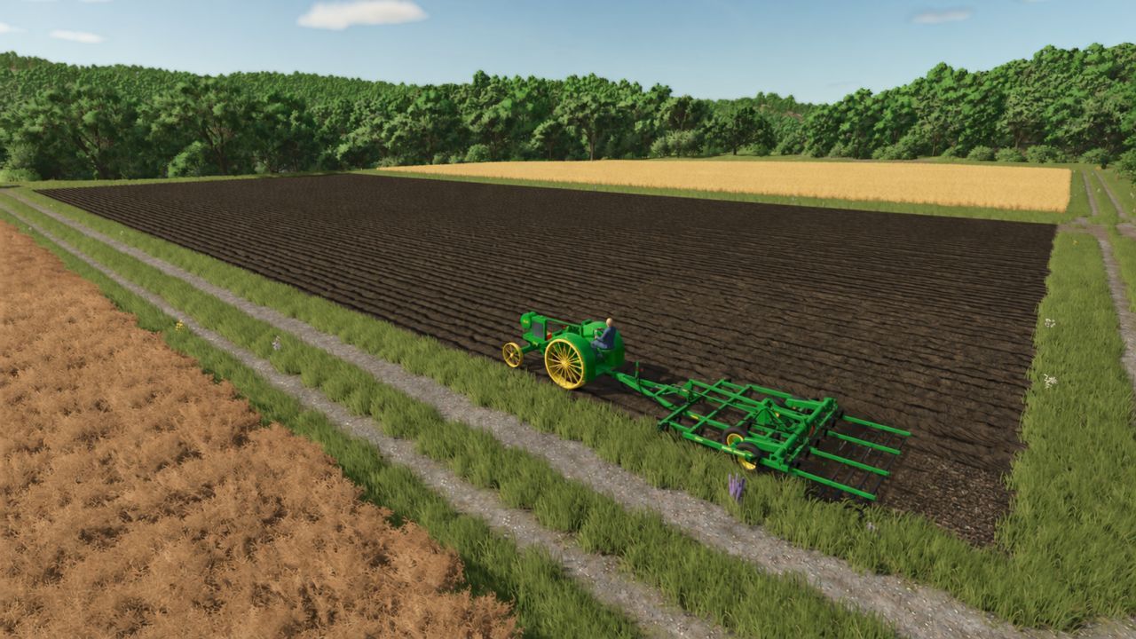 Трактор John Deere Waterloo Boy Model R для Farming Simulator 25
