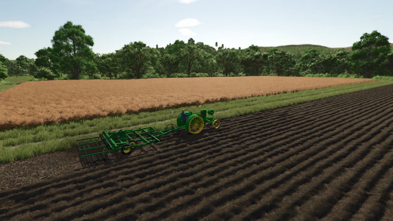 Трактор John Deere Waterloo Boy Model R для Farming Simulator 25