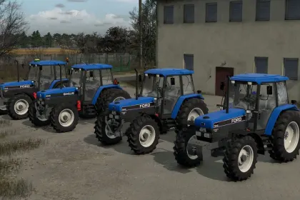 Трактор New Holland 8340 Edit для Farming Simulator 25