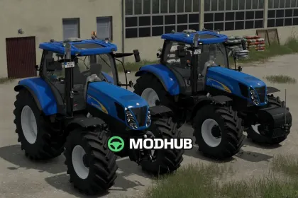 Трактор New Holland T7 Series V1.0 для FS25 — 2
