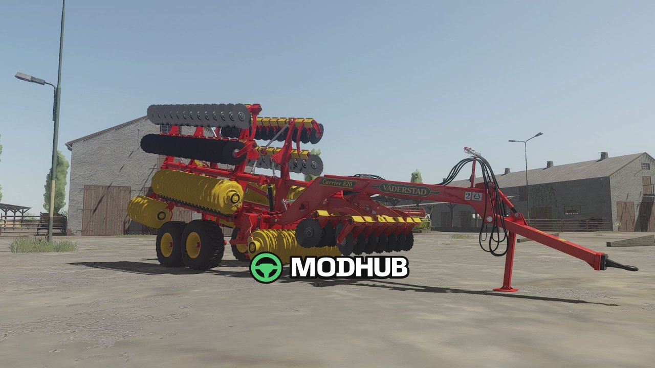 Дискова борона Väderstad Carrier 820 Edit V1.0 для FS25